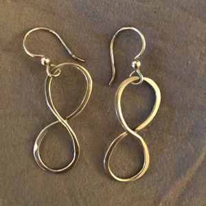 Sterling Silver Infinity Earrings